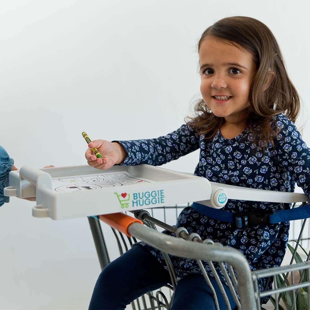 5 activities for toddlers to do while shopping! Buggie Huggie